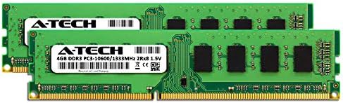 A-Tech 8GB RAM עבור Dell Vostro 460, 430, 260, 260S | DDR3 1333MHz PC3-10600 ערכת שדרוג שדרוג זיכרון DIMM